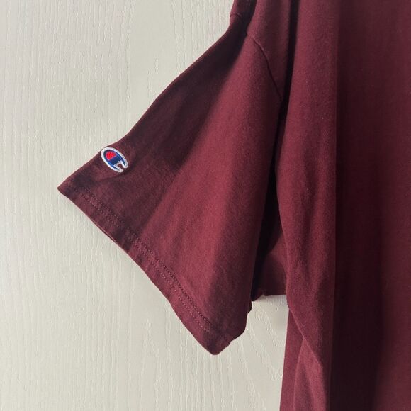 Harvard University Graduate College‎ School Crest Stitched T-Shirt Burgundy XXL - Picture 6 of 6